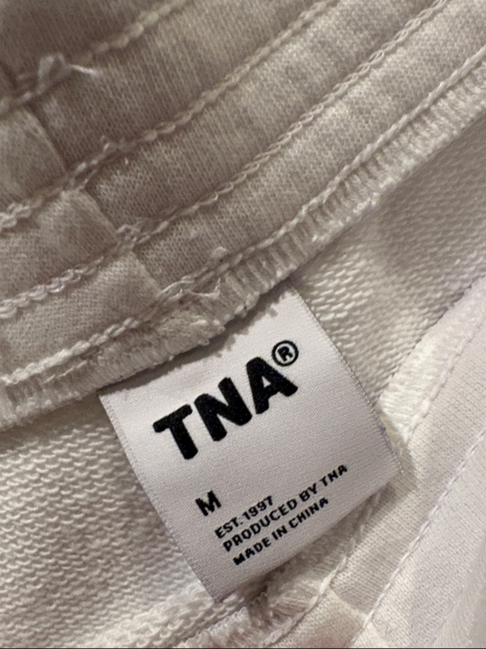 Aritzia White Sweatshorts - Picture 2 of 5